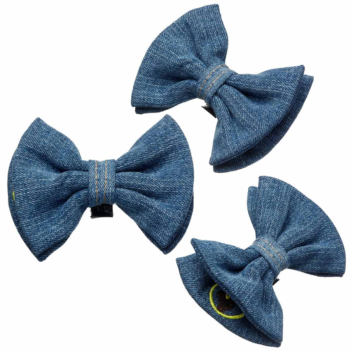 Denim Bow Ties
