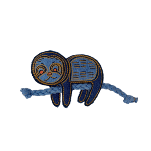 Sloth Crinkle & Rope Pull Toy